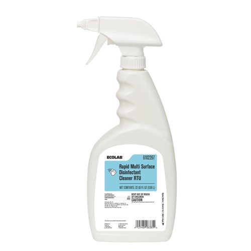 Ecolab® Rapid Multi-Surface Disinfectant Cleaner RTU, 32oz, #6102267